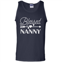 Load image into Gallery viewer, Blessed Nanny Christmas Mother’s Day Birthday Grandma - Tank Top