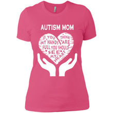 Load image into Gallery viewer, AUTISM MOM Mother’s Day - Ladies' Boyfriend T-Shirt