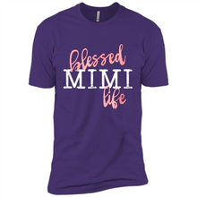 Load image into Gallery viewer, Blessed Mimi Life Shirt Gift for Grandma Mother’s Day - Premium Short Sleeve T-Shirt