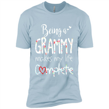 Load image into Gallery viewer, Being A Grandmy Makes My Life Complete – Memorable Mother’s Day Gift For Grandmother - Premium Short Sleeve T-Shirt