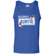 Load image into Gallery viewer, Blessed Auntie Funny Mother’s Day - Tank Top