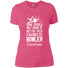 Load image into Gallery viewer, Bowling Mom Mother’s Day - Ladies' Boyfriend T-Shirt