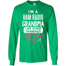 Load image into Gallery viewer, Cool Mothers Day T-Shirt Ham Radio Grandma - Long Sleeve T-Shirt