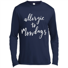 Load image into Gallery viewer, Allergic To Mondays T-Shirt Funny Women’s Mom Mama Mother - Canvas Long Sleeve T-Shirt