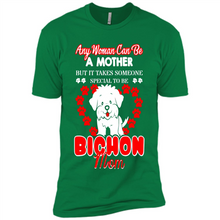 Load image into Gallery viewer, Any Woman Can Be A Mother But It Takes Someone Bichon Mom - Premium Short Sleeve T-Shirt