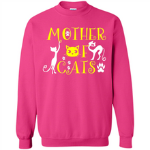 Load image into Gallery viewer, Cats T Shirt Hoodie Mother of Cats Mother’s Day - Sweatshirt