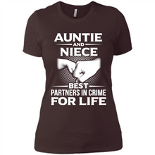 Load image into Gallery viewer, Aunt And Niece – Best Partners In Crime For Life, Best mother’s day - Ladies' Boyfriend T-Shirt