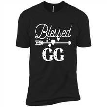Load image into Gallery viewer, Blessed GG Christmas Mother’s Day Birthday Grandma - Premium Short Sleeve T-Shirt