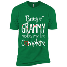 Load image into Gallery viewer, Being A Grandmy Makes My Life Complete – Memorable Mother’s Day Gift For Grandmother - Premium Short Sleeve T-Shirt