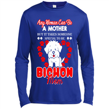 Load image into Gallery viewer, Any Woman Can Be A Mother But It Takes Someone Bichon Mom - Canvas Long Sleeve T-Shirt