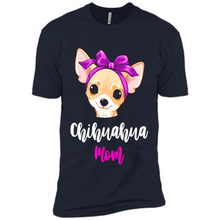Load image into Gallery viewer, Chihuahua Mom With Purple Hairpin Funny mother’s day Gift For Dog Lovers - Premium Short Sleeve T-Shirt