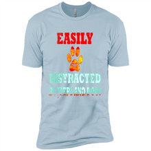 Load image into Gallery viewer, Easily Distracted By Jeeps And Dogs gift shirt for dog mom - Premium Short Sleeve T-Shirt