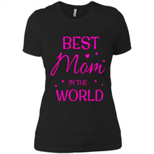 Load image into Gallery viewer, Best Mom in the World Mother’s Day - Ladies' Boyfriend T-Shirt