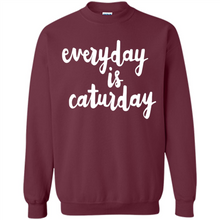 Load image into Gallery viewer, Cats T Shirt Hoodie Everyday Is Caturday Mother’s Day Gift ideas - Sweatshirt