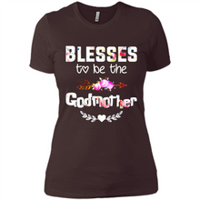 Load image into Gallery viewer, Blessed To Be Called Godmother Funny Mother’s Day, Godmother Gift - Ladies' Boyfriend T-Shirt