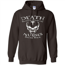 Load image into Gallery viewer, Death Smiles At Everyone Nurses Smile Back Shirt Mothers Day - Hoodie
