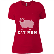 Load image into Gallery viewer, Birman Cat Mom – Mothers Day - Ladies' Boyfriend T-Shirt