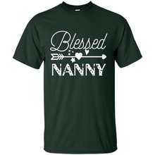 Load image into Gallery viewer, Blessed Nanny Christmas Mother’s Day Birthday Grandma - Shirt