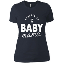 Load image into Gallery viewer, Baby Mama Tee Mother’s Day - Ladies' Boyfriend T-Shirt