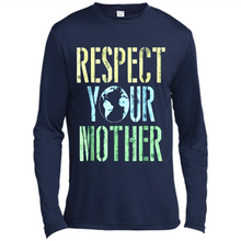 Load image into Gallery viewer, Earth Day Shirt Respect Your Mother Vintage - Canvas Long Sleeve T-Shirt