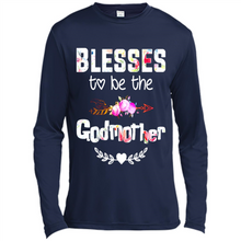 Load image into Gallery viewer, Blessed To Be Called Godmother Funny Mother’s Day, Godmother Gift - Canvas Long Sleeve T-Shirt