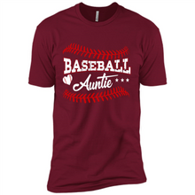 Load image into Gallery viewer, Baseball Auntie Softball Auntie Funny Gift For Mother’s Day - Premium Short Sleeve T-Shirt