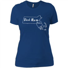 Load image into Gallery viewer, Best Mom Ever Shirt Massachusetts Mothers Day - Ladies' Boyfriend T-Shirt