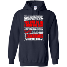 Load image into Gallery viewer, BASEBALL MOM, NEVER GIVE UP Mother’s Day - Hoodie