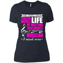 Load image into Gallery viewer, Favorite Musician – Funny sweet Mom Mother’s Day - Ladies' Boyfriend T-Shirt