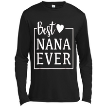 Load image into Gallery viewer, Best Nana Ever T Shirt Birthday Mothers Day For Grandma - Canvas Long Sleeve T-Shirt