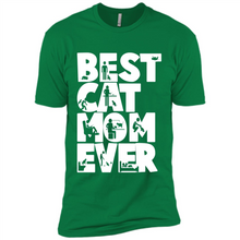 Load image into Gallery viewer, BEST CAT MOM EVER A LIFE WITH CATS - Premium Short Sleeve T-Shirt