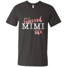 Load image into Gallery viewer, Blessed Mimi Life Shirt Gift for Grandma Mother’s Day - Men's V-Neck