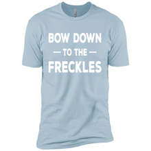 Load image into Gallery viewer, Bow Down to the Freckles Ginger Pride Mother’s Day - Premium Short Sleeve T-Shirt