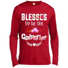 Load image into Gallery viewer, Blessed To Be Called Godmother Funny Mother’s Day, Godmother Gift - Canvas Long Sleeve T-Shirt