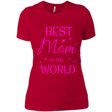 Load image into Gallery viewer, Best Mom in the World Mother’s Day - Ladies' Boyfriend T-Shirt