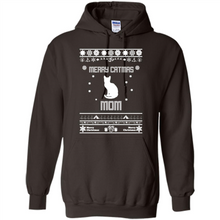 Load image into Gallery viewer, Cats T Shirt Hoodie Merry Catmas Mom Mother’s Day - Hoodie