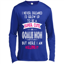 Load image into Gallery viewer, A Super cute Goalie Mom Mother’s Day Gift ideas Funny - Canvas Long Sleeve T-Shirt