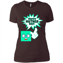 Load image into Gallery viewer, Cute Emoji With Heart Balloon Happy Mother Day - Ladies' Boyfriend T-Shirt