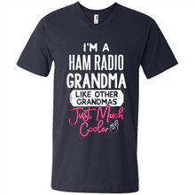 Load image into Gallery viewer, Cool Mothers Day T-Shirt Ham Radio Grandma - Men's V-Neck