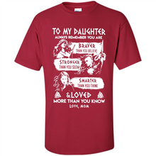 Load image into Gallery viewer, Always Remember Daughter Mom Viking - Shirt