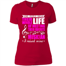 Load image into Gallery viewer, Favorite Musician – Funny sweet Mom Mother’s Day - Ladies' Boyfriend T-Shirt