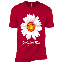 Load image into Gallery viewer, Daisy Firefighter Mom Funny Firefighter Gift Women Sweatshirt On Mother’s Day, Birthday - Premium Short Sleeve T-Shirt