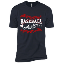 Load image into Gallery viewer, Baseball Auntie Softball Auntie Funny Gift For Mother’s Day - Premium Short Sleeve T-Shirt