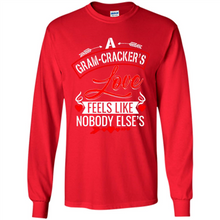 Load image into Gallery viewer, A Gram-Cracker’s Love Feels like nobody else’s Mother’ Day - Long Sleeve T-Shirt