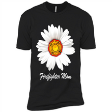 Load image into Gallery viewer, Daisy Firefighter Mom Funny Firefighter Gift Women Sweatshirt On Mother’s Day, Birthday - Premium Short Sleeve T-Shirt