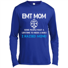 Load image into Gallery viewer, Emt Mom Some People Wait A Lifetime To Meet A Hero I Raised Mine Mother Day - Canvas Long Sleeve T-Shirt