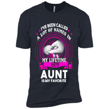 Load image into Gallery viewer, Aunt Is My Favorite Name Sweatshirt Mother’s Day Best Gift - Premium Short Sleeve T-Shirt