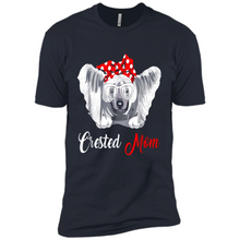 Load image into Gallery viewer, Chinese Crested Mom Tshirt, Birthday Gift, Mother Day Outfit - Premium Short Sleeve T-Shirt