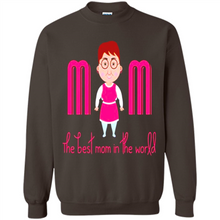Load image into Gallery viewer, Best Mom World Cartoon Mother’s Day - Sweatshirt