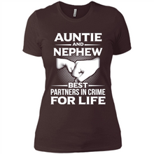 Load image into Gallery viewer, Auntie And Nephew – Best Partners In Crime For Life, Best mother’s day - Ladies' Boyfriend T-Shirt